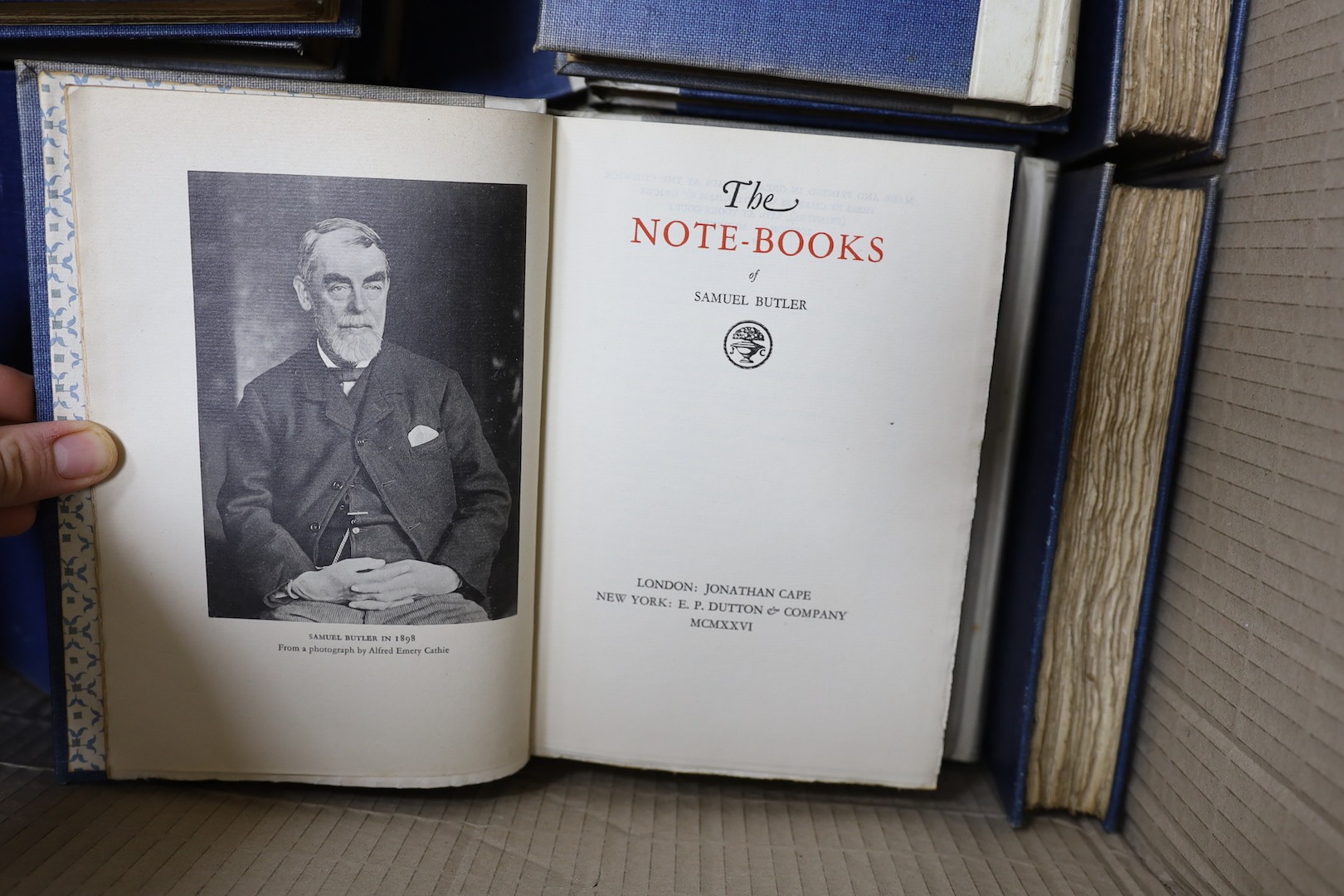 Samuel Butler works, Shrewsbury edition, Made and printed at the Chiswick press, London 1925, presentation copies from a set of 750